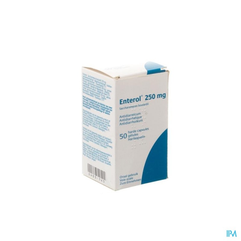 ENTEROL 250MG IMPEXECO CAPS HARD DUR 50X250MG PIP