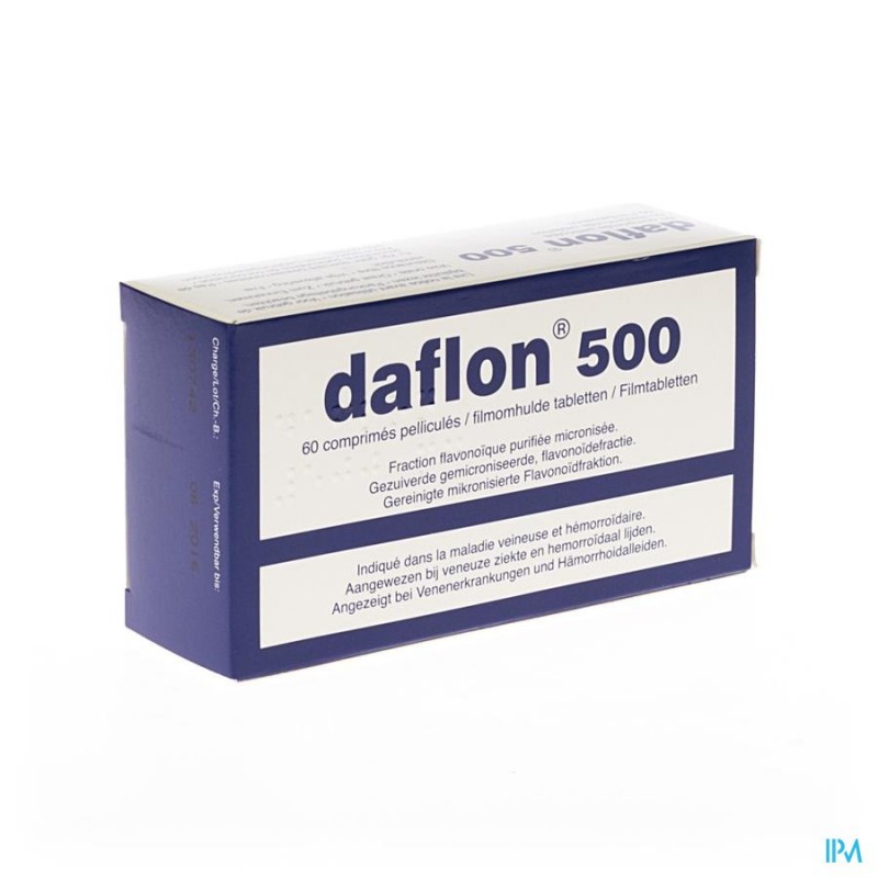 DAFLON PI PHARMA COMP 60X500MG PIP