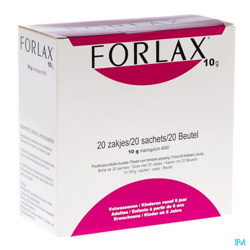 FORLAX IMPEXECO SACH 20 X 10 G PIP