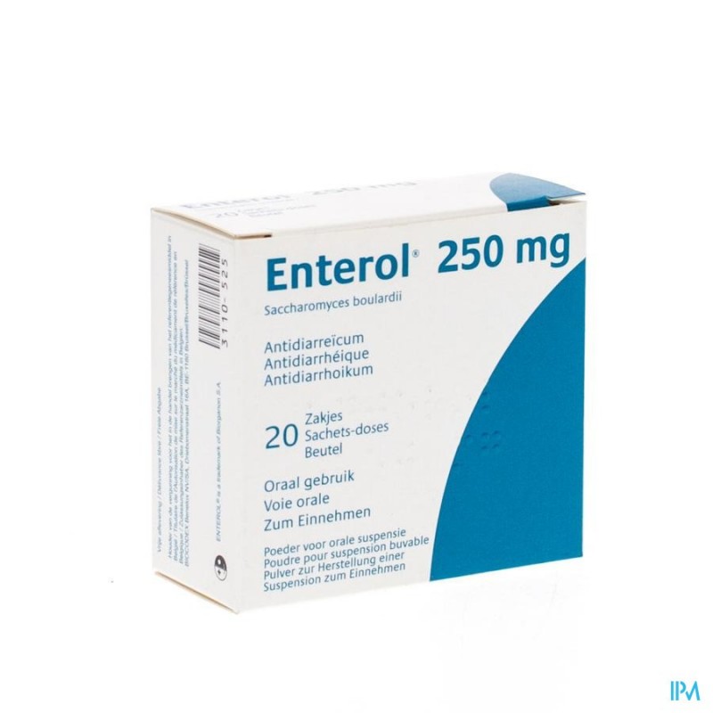 ENTEROL 250 MG PI PHARMA PULV SACH 20 X 250 MG PIP