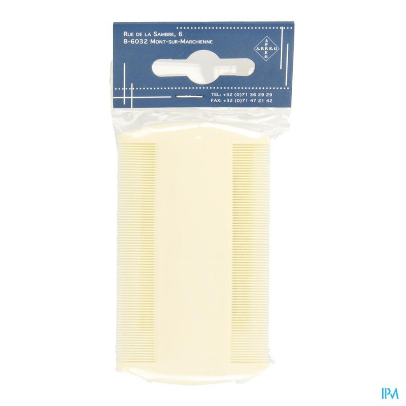 APPEG PEIGNE A POUX BLANC