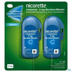 NICORETTE FRESHMINT COMP A SUCER 80X2MG