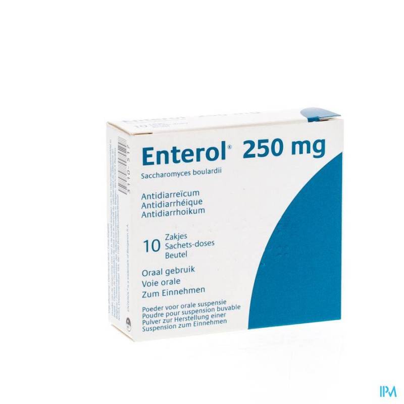 Enterol 250mg Pi Pharma Pdr Zakje 10 X 250mg Pip