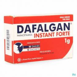 Dafalgan Instant Forte 1g 10 Zakjes