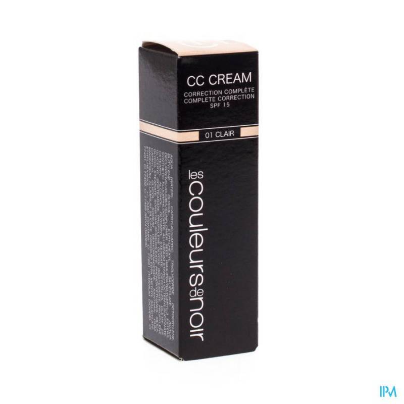Les Couleurs De Noir Cc Cream 01 Beige Clair 30ml