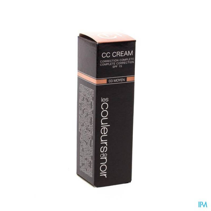 LES COULEURS DE NOIR CC CREAM 03 BEIGE MOYEN 30ML