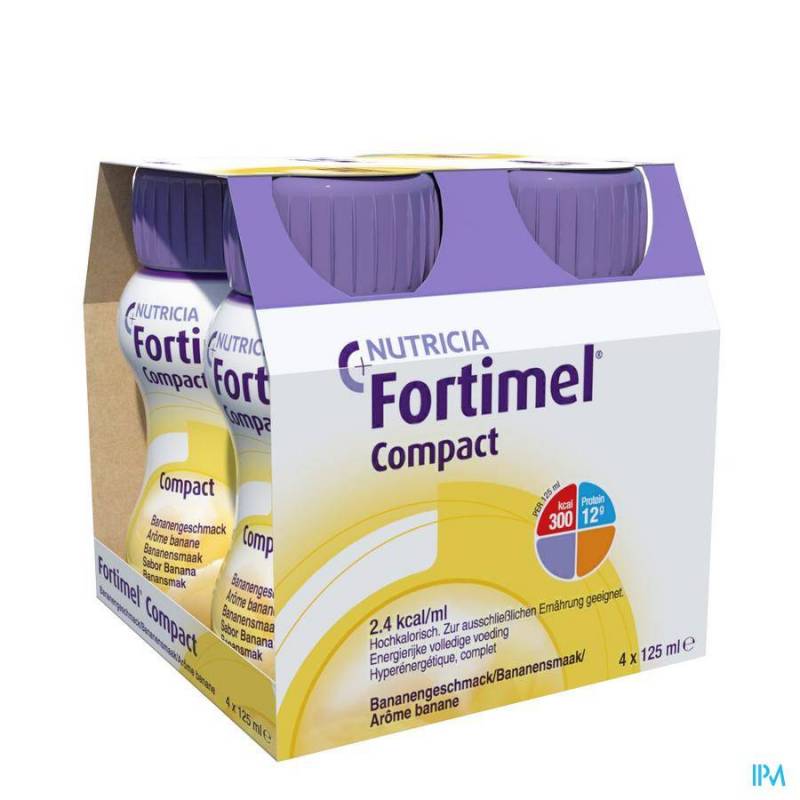 Fortimel Compact Banaan 4x125ml