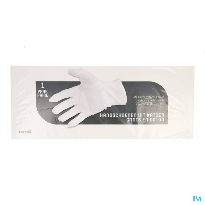 PHARMEX GANTS COTON X-LARGE 2