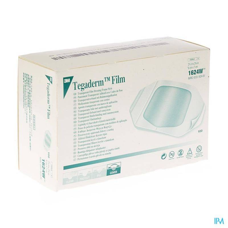 Tegaderm 3m Transp 6x 7cm 100 1624w