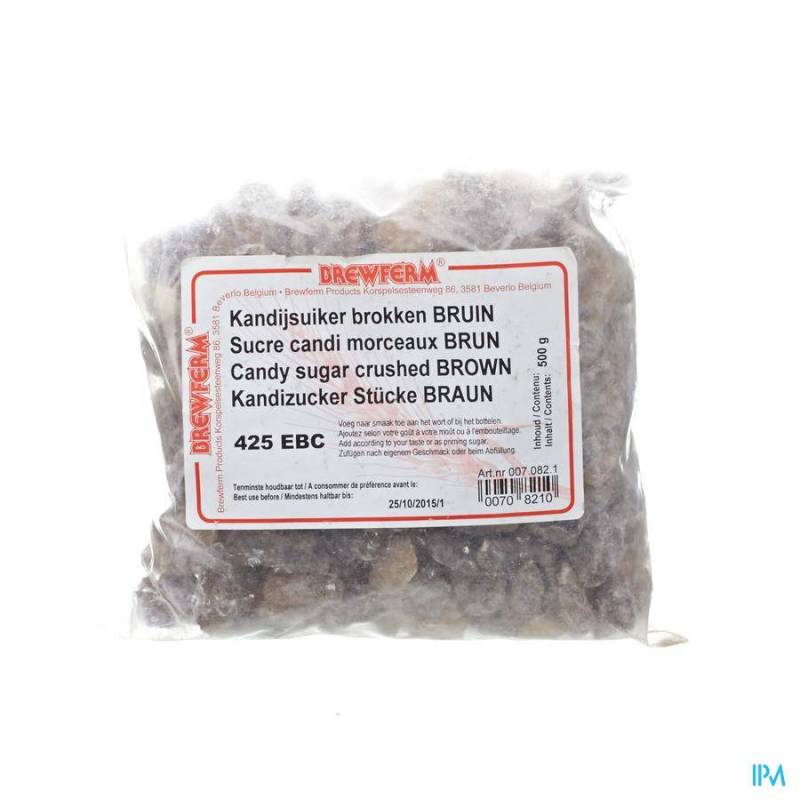 SUCRE CANDI BRUN MORCEAUX 500G 0070821