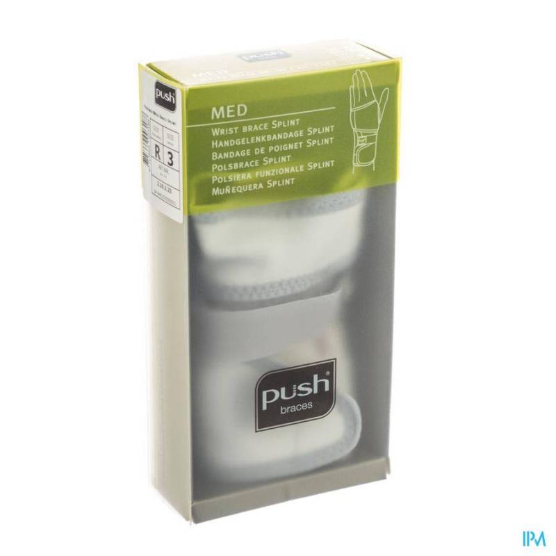 PUSH MED POIGNET SPLINT DROITE 17-19CM T3