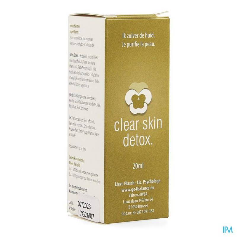 Clear Skin Druppels Fl 20ml