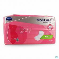 MOLICARE PREMIUM LADY PAD 2 DROPS 26,5X11CM 14