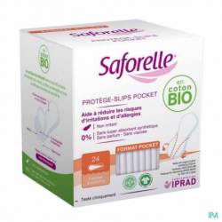 Saforelle Coton Protect Inlegkruisjes Zakformaat 24 Stuks