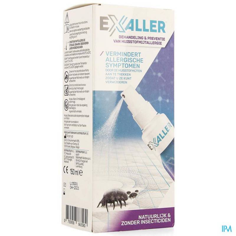 EXALLER ALLERGIE ACARIENS SPRAY 150ML