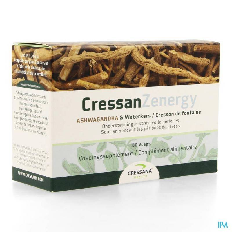 CRESSAN ZENERGY ASHWAGHANDA CAPS 4X15