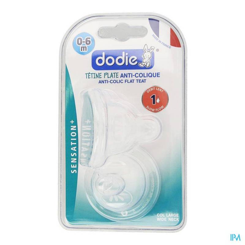 DODIE TETINE PLATE COL LARGE SIL. DEBIT 1 0-6M