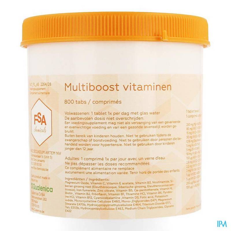 MULTIBOOST VITAMINES COMP 800