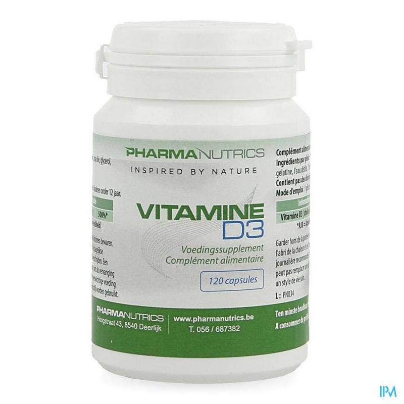 VIT D3 PHARMANUTRICS 120 CAPS