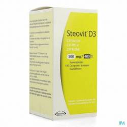 STEOVIT D3 CITRON 500MG/400UI COMP CROQ. 180 FLAC