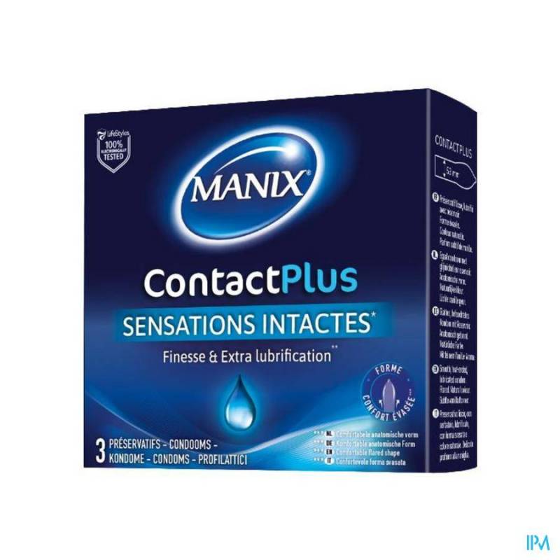 CONDOMEN MANIX CONTACT PLUS 1X3 1 DOOS