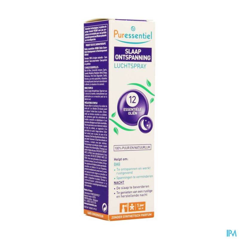 Puressentiel Slaap Ontspan.spray 12 Ess Olie 75ml