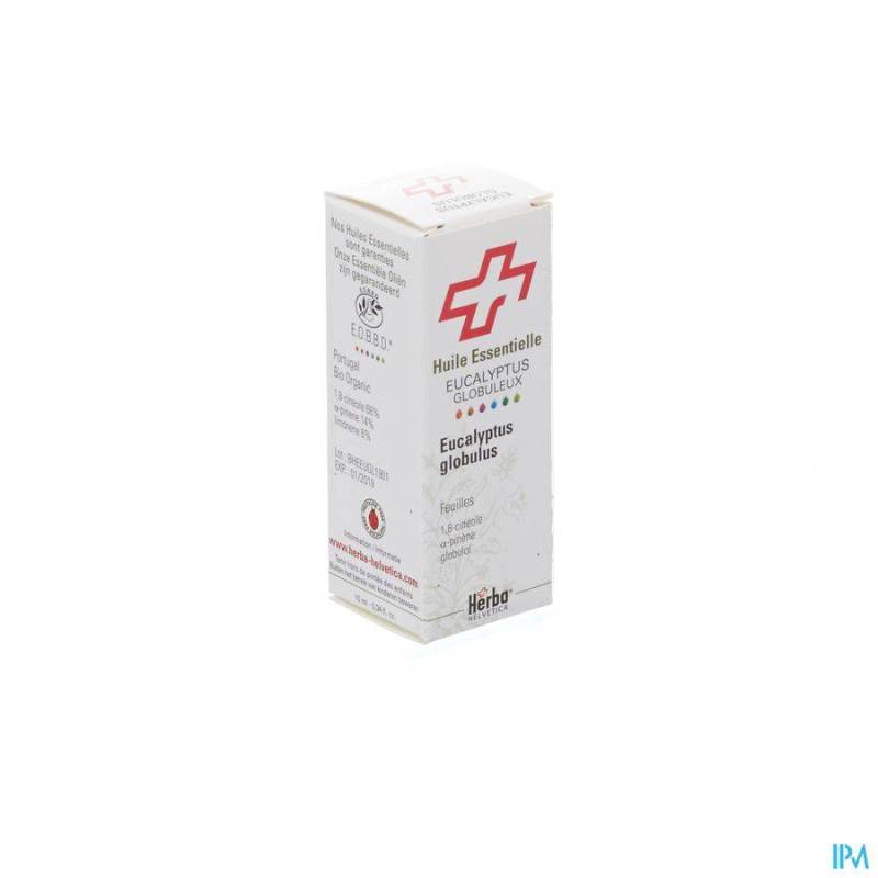 Eucalyptus Glob. Blad Herba Helv. Ess Olie 10ml