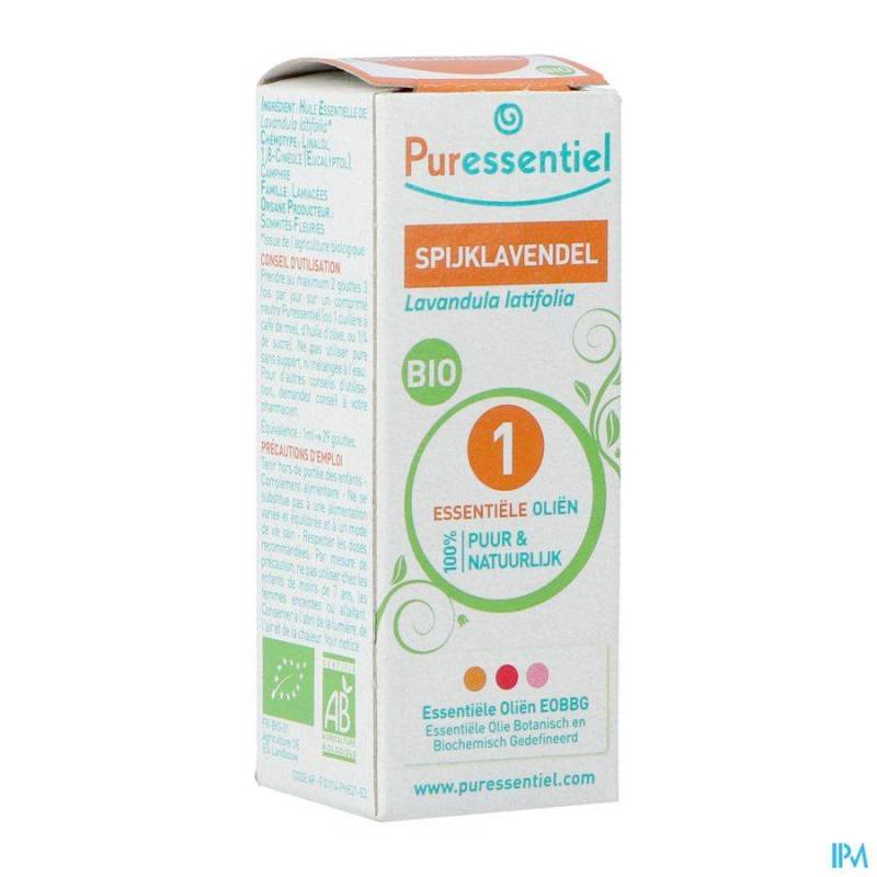 PURESSENTIEL HE LAVANDE ASPIC BIO EXP.HLE ESS 10ML