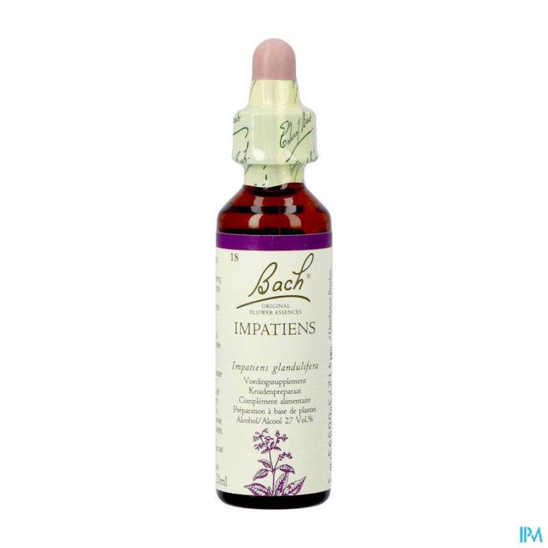 Bach Flower Remedie 18 Impatiens 20ml