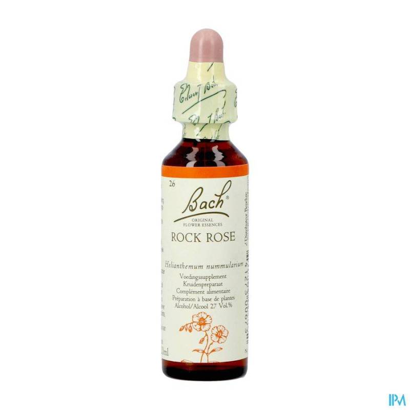BACH FLOWER REMEDIE 26 ROCK ROSE 20ML