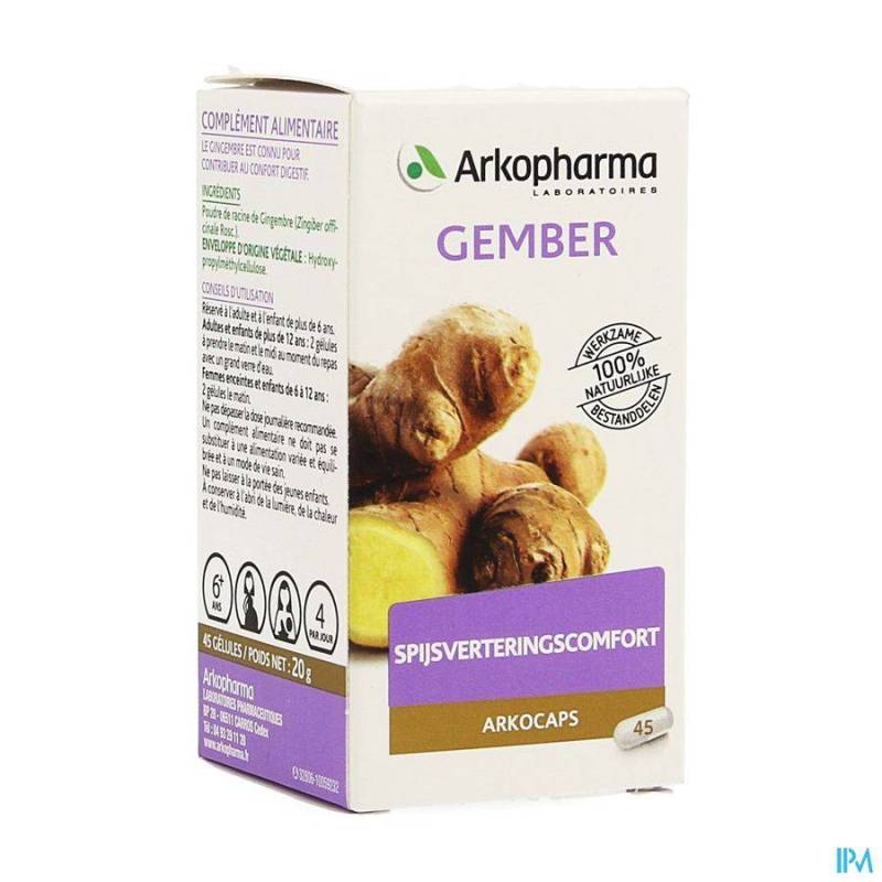 Arkocaps Gember Plantaardig 45