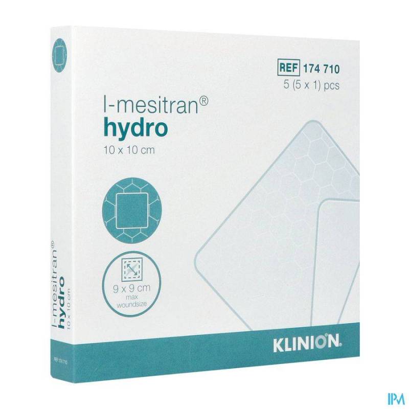 L-MESITRAN COMPRESSE HYDRO 10X10CM 5