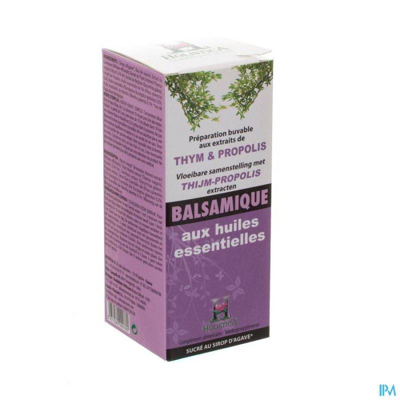 SIROP BALSAMIQUE THYM & PROPOLIS 150ML HOLISTICA