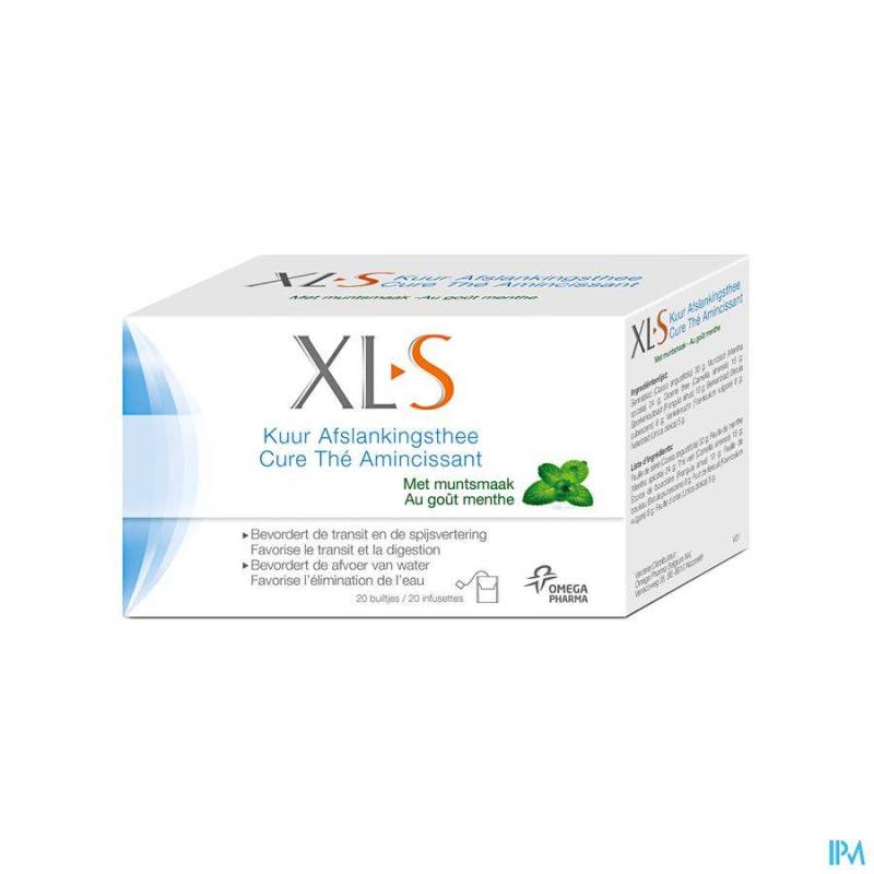 Xls Afslankingsthee Munt Zakje 20x2g