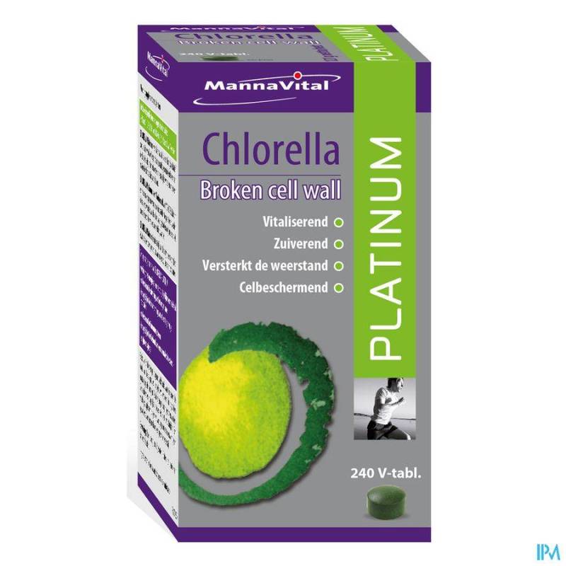 Mannavital Chlorella Platinum V-tabl 240