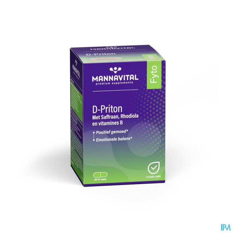 MANNAVITAL D-PRITON V-CAPS 60