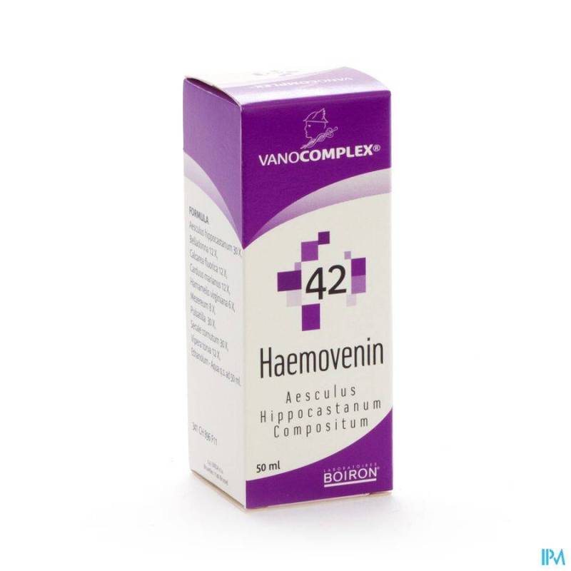 VANOCOMPLEX N42 HAEMOVENIN GUTT 50ML UNDA