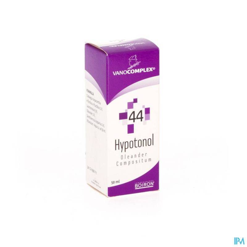 VANOCOMPLEX N44 HYPOTONOL GUTT 50ML UNDA