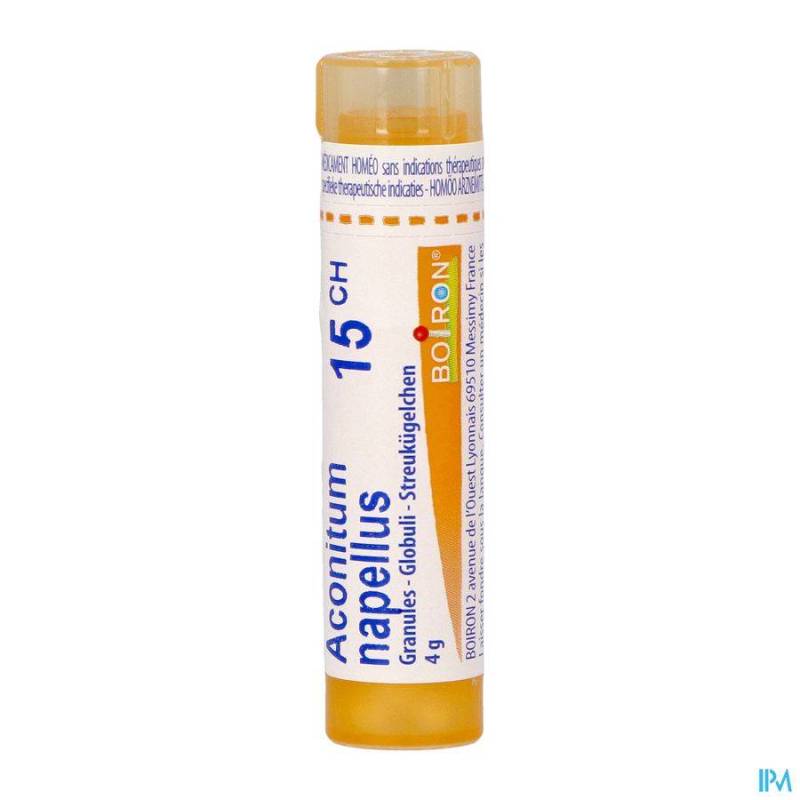 ACONITUM NAPELLUS 15CH GR 4G BOIRON