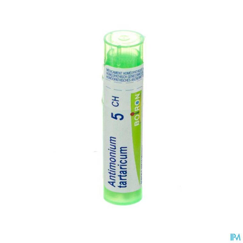 ANTIMONIUM TARTARICUM 5CH GR 4G BOIRON