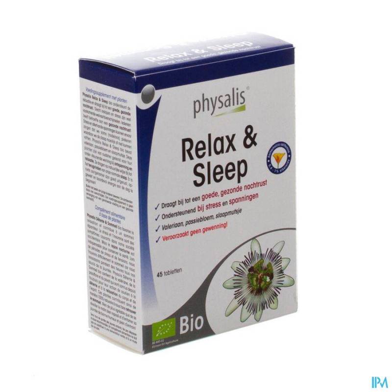 Physalis Relax & Sleep Bio New Tabl 45