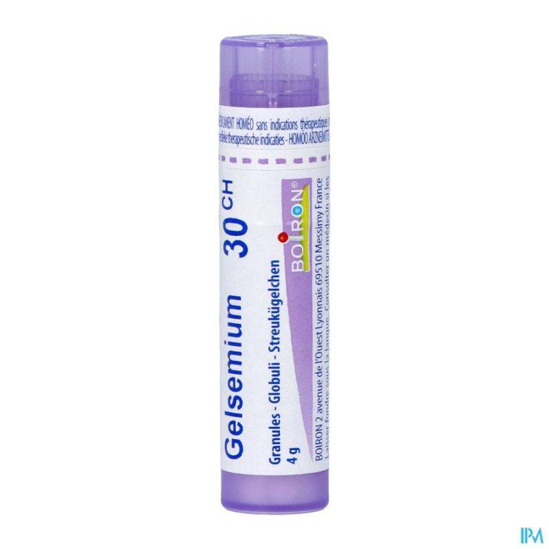 GELSEMIUM SEMPERVIRENS 30CH GR 4G BOIRON