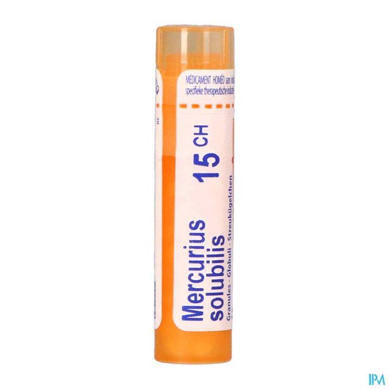 MERCURIUS SOLUBILIS 15CH GR 4G BOIRON