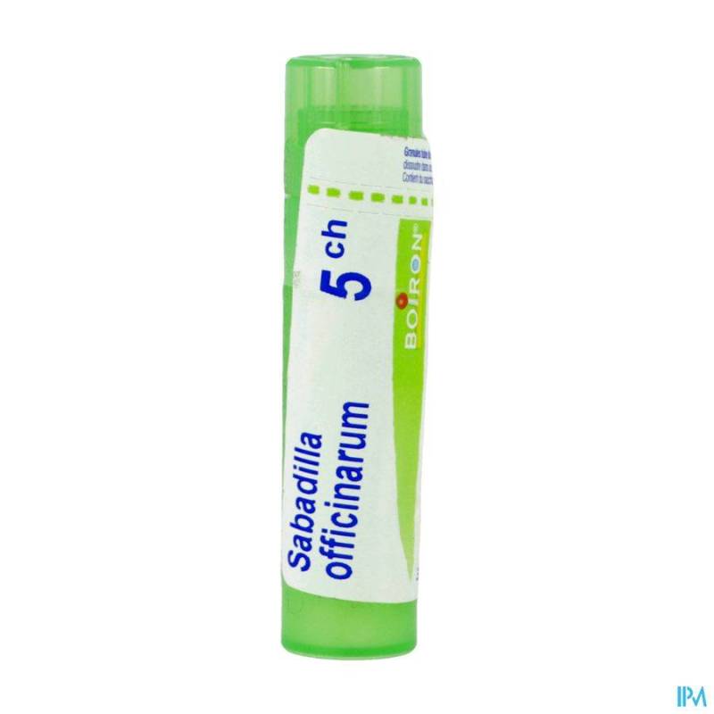 SABADILLA OFFICINARUM 5CH GR 4G BOIRON
