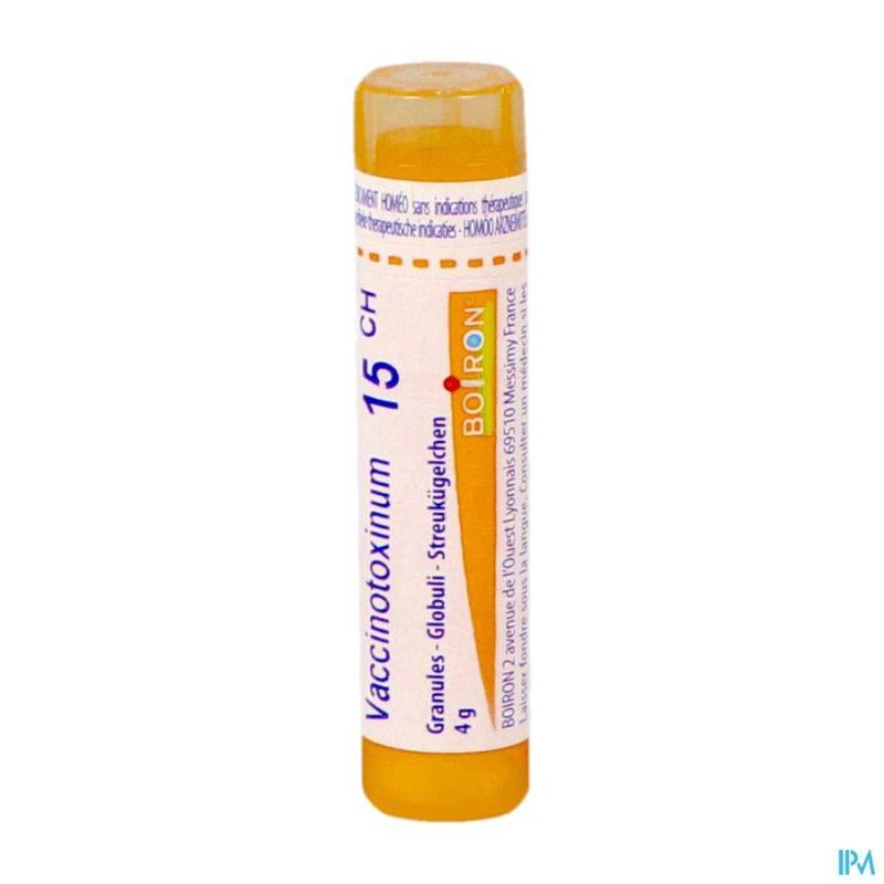 VACCINOTOXINUM 15CH GR 4G BOIRON