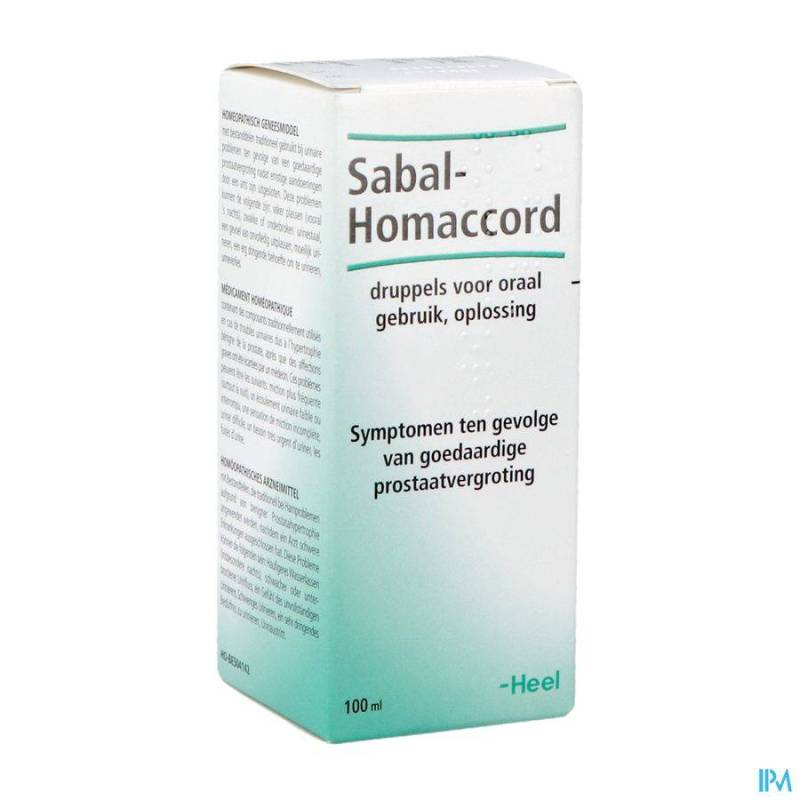SABAL-HOMACCORD GUTT 100ML HEEL