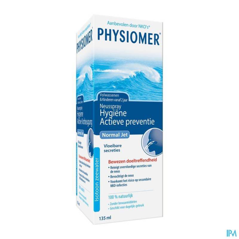 Physiomer Normal Jet Neusspray | Preventie Verstopte Neus/ Verkoudheid | 135ml