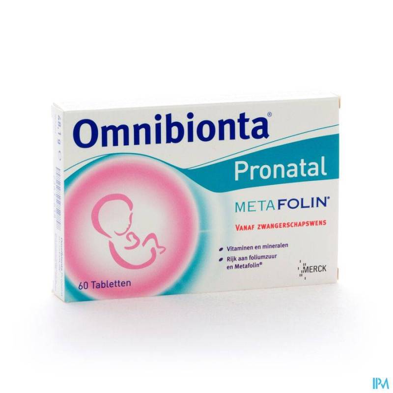 OMNIBIONTA PRONATAL METAFOLIN COMP 60