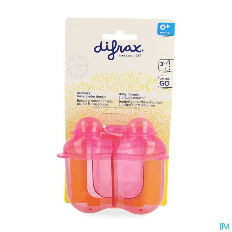 DIFRAX BOITE LAIT EN POUDRE 3 COMPARTIMENTS 668