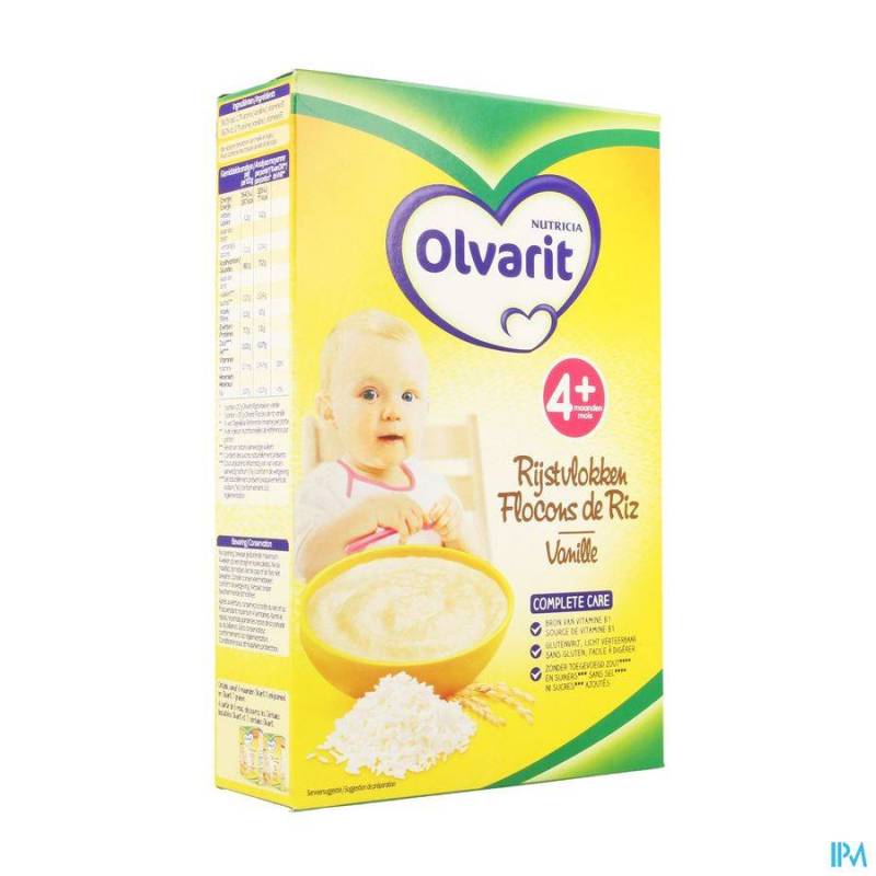 OLVARIT FLOCONS DE RIZ VANILLE NF 225G